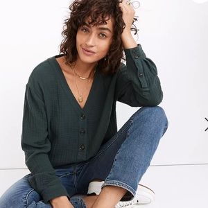 Madewell Lightspun Evert Top size S